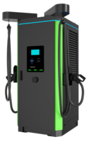 Nouvelle borne de recharge rapide DC pour véhicules électriques CCS2 120 kW, station de recharge rapide DC pour véhicules électriques commerciale EVD-120-CC