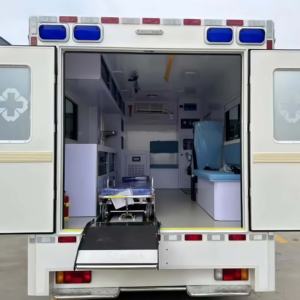 Ambulance médicale diesel manuelle robuste, véhicule de secours d'urgence neuf, norme d'émission EURO 5 pour usage hospitalier, prix compétitif - Product Image 6