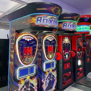 Machine de jeu d'arcade de simulation de boxe avec sac de frappe, machine de jeu de récompense de boxe, machine de jeu électronique de rachat de billets du fabricant - Product Image 3