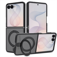 Coque de téléphone magnétique mate en gros pour Samsung Z Flip 8, coque de protection antichute pour téléphone pliable Z Flip 7
