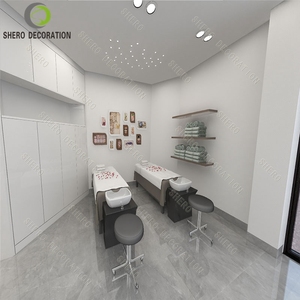 Modern Barber Shop <span class=keywords><strong>Furniture</strong></span> Sets Hair Beauty <span class=keywords><strong>Salon</strong></span> Nail Barber <span class=keywords><strong>Salon</strong></span> <span class=keywords><strong>Chair</strong></span> LED Espelho Shampoo <span class=keywords><strong>Chair</strong></span> Thai Massage Head Spa Bed - Product Image 6