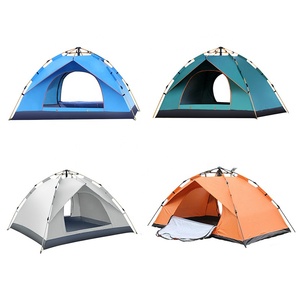 Tentes de camping en plein air, tente de camping familiale imperméable, tente de camping ultralégère pour 2 personnes, ouverture rapide automatique, équipement portable - Product Image 6
