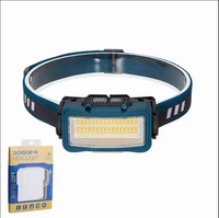 Nouvelle lampe frontale LED rechargeable USB 2026 avec capteur, design étanche, portable et légère pour le camping en extérieur