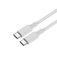 Câble de charge rapide Type-C PD 60W 1m/1,5m/2m avec gaine en nylon et blindage tressé pour ordinateur, lecteur MP3/MP4, écouteurs