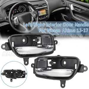 Manija de puerta interior cromada izquierda/derecha para Nissan Altima 2013 2014 2015 2016 2017, accesorios de estilo para coche # 80671-3TA0D 80670-3TA0D - Product Image 1