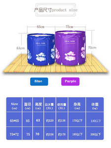 Portable PVC Home <span class=keywords><strong>Spa</strong></span> Baignoire Autoportante Pliante <span class=keywords><strong>Gonflable</strong></span> Baignoire Chaude Adultes Pliable Piscine Glace Accessoires - Product Image 6