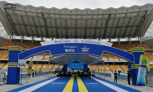 Aluminium ignifuge de tissu durable de tente d'auvent de sports de résistance élevée au feu pour des tentes d'arène de sports en plein air - Product Image 3