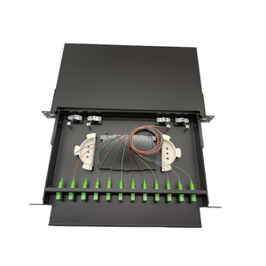 Boîtier terminal FTTH à <span class=keywords><strong>fibre</strong></span> optique personnalisé Odf 12 ports, boîte de raccordement optique à <span class=keywords><strong>fibre</strong></span> métallique coulissante 24 ports SC LC FC <span class=keywords><strong>ST</strong></span> 1u - Product Image 4