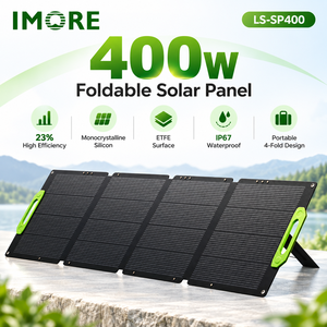Outdoor <b>Solar</b> <b>Charger</b> 400W Foldable ETFE Monocrystalline Panel with MC4 Anderson XT60 Options for Camping Hiking and Travel - Product Image 1