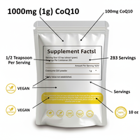 Complément Alimentaire Végétalien COQ10 à Marque Blanche OEM – Stimule la Production d'Énergie, Réduit la Fatigue – Poudre de Coenzyme Q10