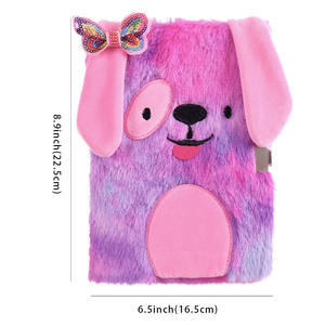 สมุดบันทึก A5รูปการ์ตูนน่ารักน่ารักสำหรับสมุดบันทึกลับของเด็กผู้หญิง BTS มีล็อคและกุญแจเย็บติดแบบเกลียว - Product Image 5