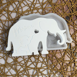 แม่พิมพ์หล่อเรซินแฮนด์เมดสำหรับเครื่องประดับตกแต่งแบบทำมือแม่พิมพ์รูปช้างทำจากซิลิโคนสำหรับ X0563 - Product Image 4