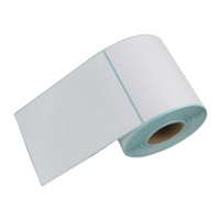 Rouleau d'étiquettes d'expédition vierges auto-adhésives découpées de 4x6 pouces personnalisées emballage thermique étanche pour promotions gratuites