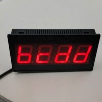 Modul Layar LED 7 Segmen 4 Digit 1,8 Inci 10-36V RS485 Panel Layar ASCII Modbus
