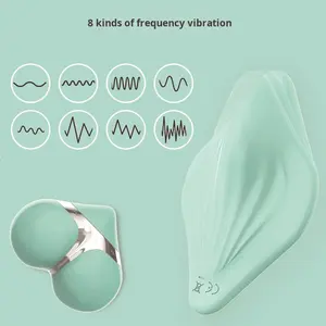 Mini Vibratore Magnetico a Forma di Conchiglia con Telecomando per Donne, Indossabile Senza Mani, Slip Vibranti - Product Image 3