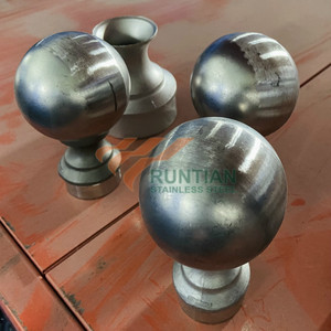 Vàng Vòng SS Cầu Thang Lắp Thép Lan Can Bóng Lan Can Lan Can Bóng End Lan Can Trang Trí <span class=keywords><strong>Balls</strong></span> - Product Image 4