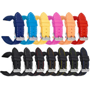 <span class=keywords><strong>Bracelet</strong></span> de montre universel sport en <span class=keywords><strong>silicone</strong></span> de remplacement 18mm 20mm <span class=keywords><strong>22mm</strong></span> 24mm de largeur pour hommes et femmes - Product Image 2