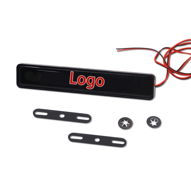 Car Logo LED Light Front Grille Emblem Badge Customized Luminescence LED Car LED Badge Emblem Logo LED Lights for Car