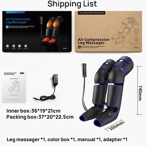 Masajeador de Piernas Moderno con Compresión de Calor y Control de Tiempo para la Circulación y Alivio del Dolor, Masajeador 3 en 1 para Pies/Pantorrillas/Muslos - Product Image 5