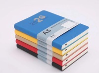 Cahiers OEM en cuir moleskine pu coloré avec impression logo en creux