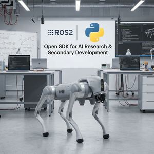 Unitree Go2EDU Robot Dog ROS2 <b>Open</b> SDK Bionic Quadruped Robot with 4D LiDAR & 100 TOPS Computing Power for AI Algorithm Research - Product Image 5