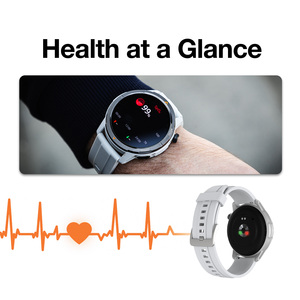 Agm Đồng hồ W1 1.43 AMOLED Smartwatch 5ATM IP68 không thấm nước GPS thể thao ngoài trời thể dục Tracker BT cuộc gọi màu đen không thấm nước thông minh đồng hồ - Product Image 5