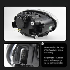 ไฟหน้า HETOP สำหรับรถโฟล์คสวาเกน บีเทิล ปี 2006-2012 อัพเกรดเลนส์ LED ไฟหน้ารถยนต์ อุปกรณ์ตกแต่งรถยนต์ ขายดี ติดตั้งง่ายแบบ Plug and Play พร้อมไฟ DRL - Product Image 4