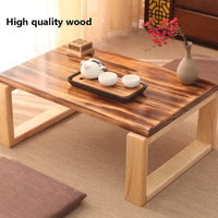 Chine Fabrication professionnelle Table basse pliable en bambou Tatami Table basse japonaise au sol Petite table basse
