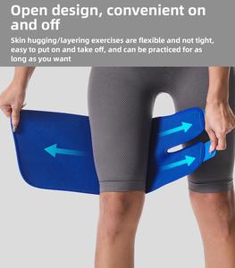 Soporte de Neopreno para el Muslo, Ajustable, Flexible y Cómodo, para Alivio del Dolor por Esguince de Hamstring, Recuperación de Cadera e Inguinal - Product Image 3