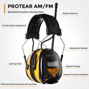 Yüksek kaliteli radyo FM/AM elektronik işitme koruması kulak kulaklık - Product Image 2
