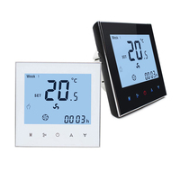 Termostato Modulador de Ambiente Hotowell CE FCU 0-10V con Modbus y Tarjeta de Proximidad