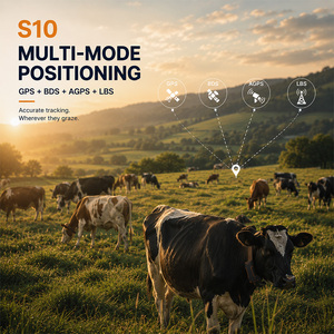 GUPTOMES S10 Rastreador GPS con Reporte <span class=keywords><strong>de</strong></span> 24 Horas, Collar con Batería <span class=keywords><strong>de</strong></span> 20k mAh y Resistencia IP68 para Ganado, Uso en Ranchos, Concesionarios y Flotas - Product Image 3