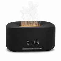Diffuseur d'arômes réglable avec haut-parleur Bluetooth, réveil et capacité de brume de 400 ml