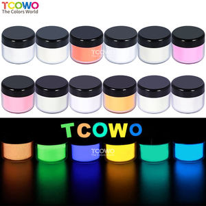 Hohe Helligkeit <span class=keywords><strong>Strontium</strong></span> aluminat Glow-in-Dark Glitter Night Glowing Lumineszenz pigment für Nail Art und Body Face Makeup - Product Image 2