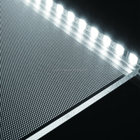 Plaque de guidage de lumière PMMA pour panneau LED acrylique pour ES-LGP-166 sam sung 55KU 55MU