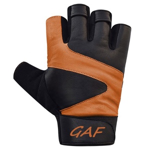 GAF Finger Less Guantes deportivos Guantes de levantamiento de pesas Guantes de gimnasio antideslizantes transpirables para hombres y mujeres - Product Image 3