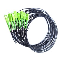 2,0mm 9 /125 SC SM SX fibra Pigtail monomodo Simplex fibra óptica Pigtail-Blunt SC/APC conector de fibra