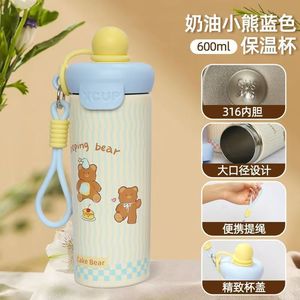 Xcup Stainless Steel Thermos Cup 316 Portable With Floating Ball Cute Cartoon Design Travel Water Bottle - Product Image 3