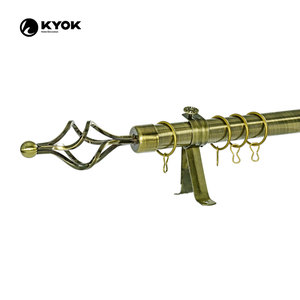 KYOK Vente en gros Ensemble de tringles <span class=keywords><strong>à</strong></span> <span class=keywords><strong>rideaux</strong></span> extensibles pour la décoration de la maison - Product Image 2