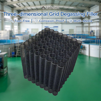 Filtre en maille 3D en plastique PP industriel pour la dégazation des milieux aquacoles, idéal pour les bassins de pisciculture et les systèmes de purification de l'eau pour le tilapia.