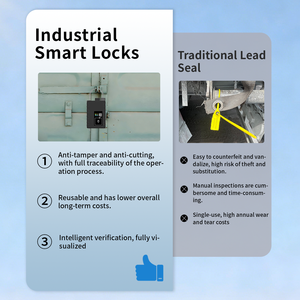 Serrure intelligente GPS 4G industrielle avec clavier à code PIN pour la surveillance et la protection des camions et des marchandises - Product Image 3