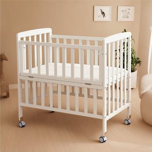 <span class=keywords><strong>Cuna</strong></span> Convertible para Bebé - <span class=keywords><strong>Cuna</strong></span> Portátil para Lado de la Cama, <span class=keywords><strong>Cuna</strong></span> de 3 Alturas <span class=keywords><strong>con</strong></span> <span class=keywords><strong>Ruedas</strong></span> para Habitaciones Pequeñas y Recién Nacidos - Product Image 1