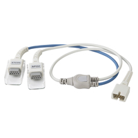 Oxymètre de pouls portable de 5 pouces avec capteur etco2 et batterie rechargeable spo2