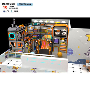 Parc de trampolines intérieur personnalisé pour enfants et adultes, avec cage de saut, petit design, centre de jeux - Product Image 3