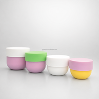 Pot en plastique PP personnalisé de grande capacité (30 ml, 50 ml, 75 ml, 150 ml, 200 ml, 300 ml, 500 ml) pour crème corporelle avec couvercle – Emballage pour soins personnels