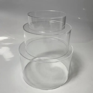 Exhibidor de Alimentos Acrílico Transparente, Tubo Personalizado por el Fabricante, con Grosor a Medida, Muestra Gratuita para Buffet y Catering, YAGELI YGL-0519 - Product Image 3