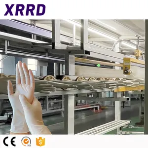 Beste Qualität Latex Nitril Handschuhe Herstellung Maschine Gummi Verarbeitung maschine Automatisch