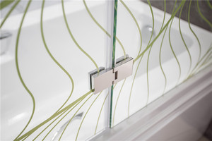 Không khung gấp ướt phòng tắm Màn hình bồn tắm phân vùng vòi hoa sen Bảng điều khiển - Product Image 5