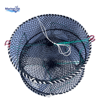 Piège à crabes de haute qualité en HDPE, piège à ressort 45*20cm, cage de pêche pliable pour homards