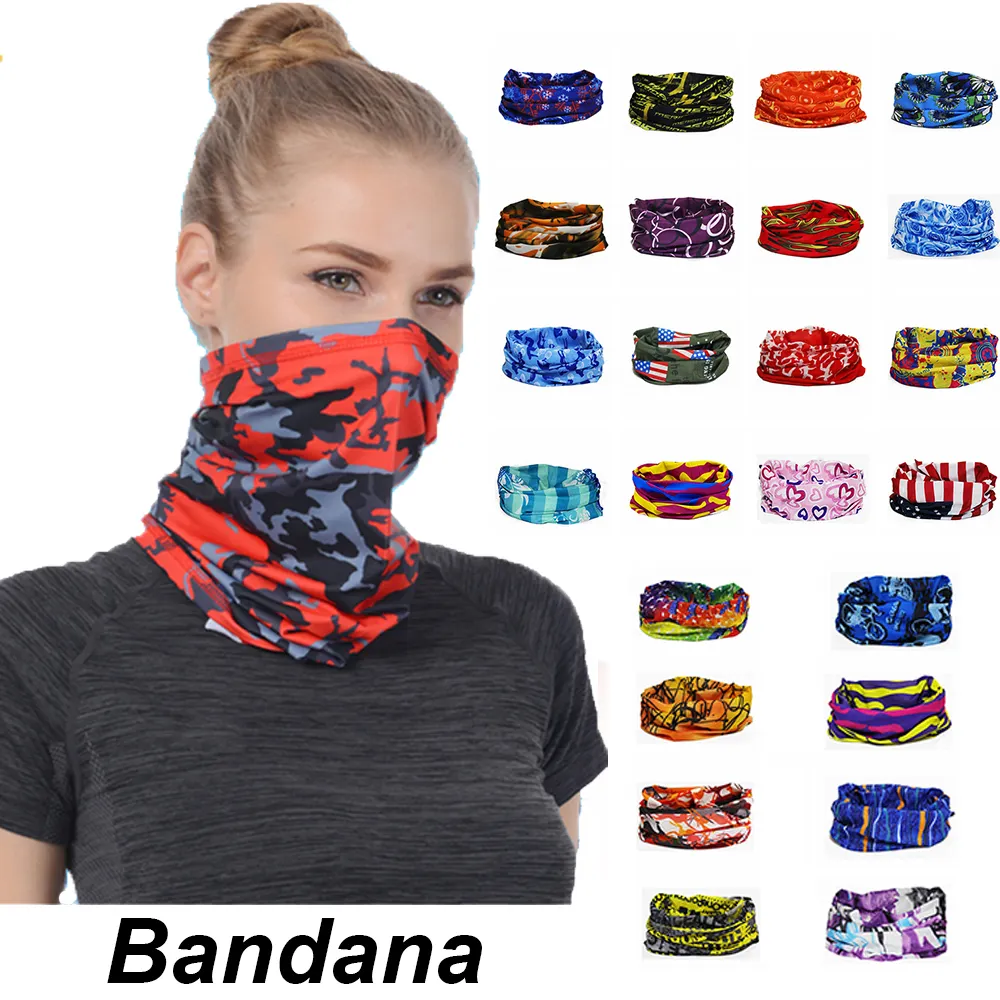 Sports Headwear Dustproof Fishing Magic Turban Scarf Men Women Head Face Neck Sunshade Collar Gaiter Tube Outdoor Bandana